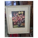 Sweet Pea Floral Still Life Print