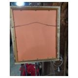 Pink Wild Rose Botanical Print in Wood Frame