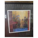 Framed Iris Garden Art Print
