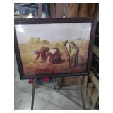 Farm Workers Print in Decorative Frame