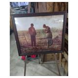 Rural Farm Scene Framed Print