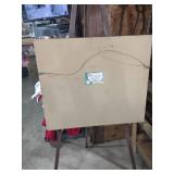 Framed Asian Style Watercolor Landscape