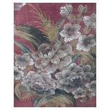 Framed Floral Needlepoint Artwork