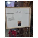 Olive Grove Red and Gold Watercolor