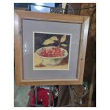 Traditional Cherry Bowl Still Life Print