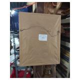 Delicate Floral Line Drawing in Gold Frame