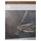 Headed for Trouble Bass Fish Art Print