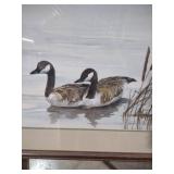 Canadian Geese Watercolor Art Print