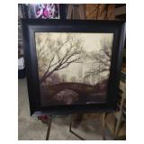 Central Park Bridge Photography Art Print