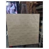 Floral Garden Art Print with Black Frame