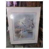 Framed Duck Print - Waterfowl in Flight