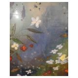 Floral Art Print in Contemporary Frame