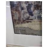 Spanish Colonial Town Square Watercolor