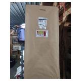 White Calla Lilies in Glass Vase - Framed Art by Yves Planc