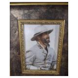 Civil War Era Military Portrait in Ornate Gold Frame