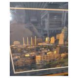 Kansas City Skyline Professional Photograph in Wood Frame