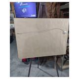 Large Framed Forest Lake Scene Print