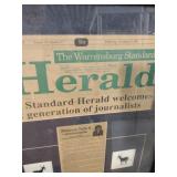 1993 Warrensburg Standard Herald Newspaper Front Page