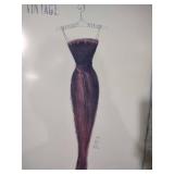 Fashion Sketch Wall Art - Evening Gown