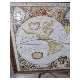 Nova Totius Terrarum World Map Print