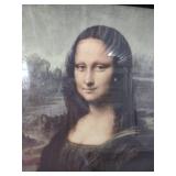 Mona Lisa Print in Traditional Wood Frame