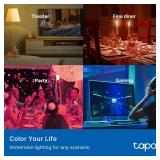 Tapo TP-Link Smart Light Bulbs, 16M Colors RGBW, Dimmable, Alexa Frustration-Free Setup, A19, 60W Equivalent, 800LM CRI90, 2.4GHz WiFi only L531E