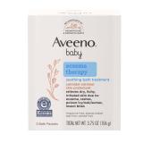 Aveeno Baby Eczema Therapy Soothing Bath Treatment for Relief of Dry, Itchy & Irritated Skin, Made with Natural Colloidal Oatmeal, Fragrance-, Paraben-, Steroid- & Tear-Free, 5 ct