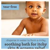 Aveeno Baby Eczema Therapy Soothing Bath Treatment for Relief of Dry, Itchy & Irritated Skin, Made with Natural Colloidal Oatmeal, Fragrance-, Paraben-, Steroid- & Tear-Free, 5 ct