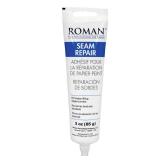 Roman Seam Repair Adhesive - Sealer for Wallpaper Tears and Loose or Overlapping Edges - White, 3 Ounce Tube with Applicator Nozzle