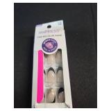 KISS imPRESS No Glue Mani Press On Nails, French, 