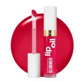 REVLON Super Lustrous Glimmer Lip Oil, Moisturizing & Tinted, Shiny Finish, Made with Plant-Based Squalane, 009 Boiling Point, 0.13 fl oz