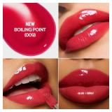 REVLON Super Lustrous Glimmer Lip Oil, Moisturizing & Tinted, Shiny Finish, Made with Plant-Based Squalane, 009 Boiling Point, 0.13 fl oz