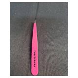Tweezerman Stainless Steel Slant Tweezer - Eyebrow Tweezers for Women and Men (Neon Pink)