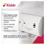 Kidde Carbon Monoxide Detector, Battery Powered CO Alarm with LEDs, Test-Reset Button, Low Battery Indicator, Portable - Retail $25