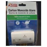 Kidde Carbon Monoxide Detector, Battery Powered CO Alarm with LEDs, Test-Reset Button, Low Battery Indicator, Portable - Retail $25