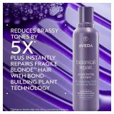 Aveda Botanical Repair Purple Toning Shampoo | For Blonde, Silver, Grey Hair | Reduces Brassy Tones | Silicone Free | 96% Naturally Derived, 6.7 fl oz - Retail $39