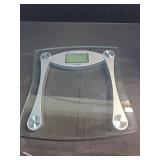 Taylor Digital Bathroom Scale, Body Weight Scale, Instant On and Off, 400 lb Capacity, Sturdy Clear Glass with Chrome-Finish Base
