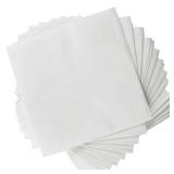 1 Ply White Cocktail/Beverage Napkins- Package of 500ct