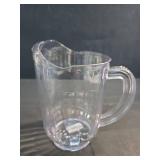 Carlisle FoodService Products Versapour Clear Pitcher Tall Pitcher for Restaurants, Catering, Kitchens, Plastic, 60 Ounces, Clear