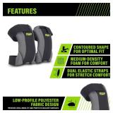 AWP Low-Profile Fabric Cap Work Knee Pads | Non-Marring Non-Scratching All-Day Comfort Knee Pads | One Size