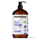 EO Everyone Lavender & Aloe 3-in-1 Body Wash Bubble Bath Shampoo 32 Oz.