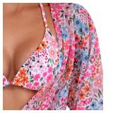 Bolsamila Bikini for Women Bikini Short Summer Beach Halter Triangle Swimsuits 3 Piece Set (US, Alpha, Medium, Regular, Regular, Pink)