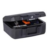 SentrySafe Fireproof Money Safe with Key Lock, Black Lock Box with Portable Carrying Handle for Travel, Exterior: 14.3 in. W x 11.2 in. D x 6.1 in H, 1200