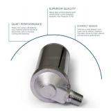 Midline Valve 6J3I5 Steam Radiator Air Vent; Heat Regulator Valve; Angle Adjustable Mount; 1/8 in. MIP; Chrome Plated Steel