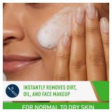 CeraVe Hydrating Cream To Foam Cleanser, Makeup Remover Face Wash For Dry Skin, Foaming Facial Cleanser With Hyaluronic Acid, Normal To Dry Skin, Fragrance Free & Non Comedogenic, 19 Fluid Ounce