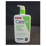 CeraVe Hydrating Cream To Foam Cleanser, Makeup Remover Face Wash For Dry Skin, Foaming Facial Cleanser With Hyaluronic Acid, Normal To Dry Skin, Fragrance Free & Non Comedogenic, 19 Fluid Ounce