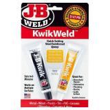 J-B Weld 8276 KwikWeld Quick Setting Steel Reinforced Epoxy - Dark Grey 2 oz