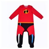 Disney The Incredibles Jack-Jack Baby Boys Footie Bodysuit and Cap Set, 3M