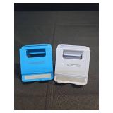 MoKo 2PCS Phone/Tablet Stand, Desktop Holder for 4-11\" Device, Fit with iPhone 17/17 Air/17 Pro/17 Pro Max, iPhone 16/Pro/Pro Max/Plus, iPhone 15/Pro/Pro Max/Plus, iPhone 14/Pro/Pro Max/Plus