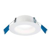 HALO RL 4-Inch Indoor/Outdoor Canless LED Recessed Lighting Downlight with Selectable Color Temperatures - RL4069FSD2W1EWHDM